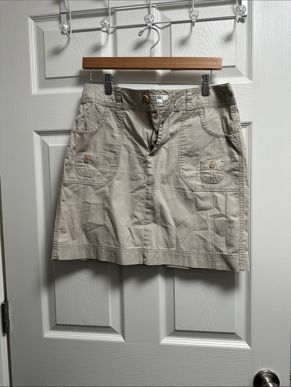 Cato Beige Utility Pocket Skirt